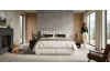 Posteľ boxspring Agnes 180x200 cm, krémová látka