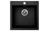 Kuchynský granitový drez Sinks Viva 455, čierny