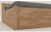Posteľ s úložným priestorom Fava Box 180x200 cm, prírodný buk