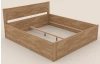 Posteľ s úložným priestorom Fava Box 180x200 cm, prírodný buk