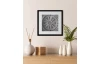 Rámovaný obraz 30x30 cm, čiernobiely