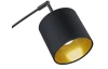 Stojaca lampa Tommy, 5 svietidiel, čierna/zlatá