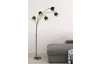 Stojaca lampa Tommy, 5 svietidiel, čierna/zlatá