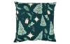 Dekoračný vankúš Vianočný motív stromček, zelený, 45x45 cm