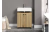 Kúpeľňová skrinka pod umývadlo Pure Bliss 60 cm, dub evoke