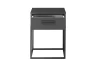 Nočný stolík s 1 zásuvkou Suna, grafitový