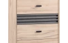 Komoda so zásuvkami Almo, 60 cm, dub estana/antracit