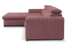 Rohová sedačka Sansa, staroružová látka, ľavý roh