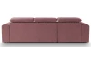 Rohová sedačka Sansa, staroružová látka, ľavý roh