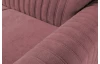 Rohová sedačka Sansa, staroružová látka, ľavý roh