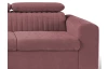 Rohová sedačka Sansa, staroružová látka, ľavý roh
