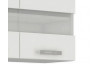 Horní kuchyňská skříňka Latte 80GS-72, bílý lesk, šířka 80 cm