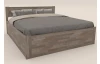 Posteľ s úložným priestorom Fava Box 180x200 cm, šedý buk