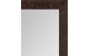 Nástenné zrkadlo Glamour 40x80 cm, hnedá štruktúra