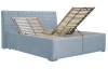 Posteľ Rita 180x200 cm, svetlo modrá látka