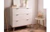 Komoda s 3 zásuvkami Göteborg, biela/dub sonoma