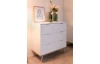 Komoda s 3 zásuvkami Göteborg, biela/dub sonoma
