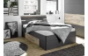 Posteľ Mars 140x200 cm, so zásuvkami a osvetlením