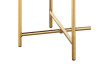 Okrúhly konferenčný/odkladací stolík Agama 42 cm, zlatý