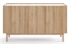 Vysoká komoda Boho, dub riviéra/biely mramor