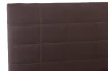 Posteľ Izolda 180x200 cm, hnedá látka