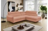Rohová sedacia súprava Othello, lososová látka, pravý roh