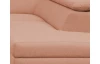 Rohová sedacia súprava Othello, lososová látka, pravý roh