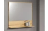Zrkadlo s policou Pure Bliss 80 cm, dub evoke
