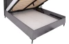 Posteľ s úložným priestorom Almo 160x200 cm, dub estana/antracit