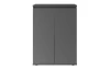 Skrinka 2-dverová Brest, 60 cm, antracitová