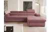 Rohová sedačka Sansa, staroružová látka, pravý roh