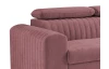 Rohová sedačka Sansa, staroružová látka, pravý roh