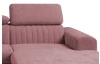 Rohová sedačka Sansa, staroružová látka, pravý roh