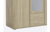 Šatníková skriňa 3-dverová Twin, dub sonoma