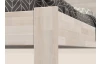 Rohová posteľ so  zástenou vľavo Fava L 180x200 cm, bieleny buk