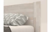 Rohová posteľ so  zástenou vľavo Fava L 180x200 cm, bieleny buk