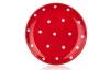Dezertný tanier Dots 18,6 cm, červená bodkovaný