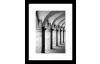 Rámovaný obraz Architektúra 24x30 cm, čiernobiely