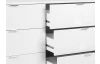 Komoda se 6 zásuvkami Göteborg, bílá/dub sonoma