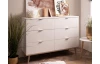 Komoda se 6 zásuvkami Göteborg, bílá/dub sonoma