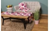 Behúň na stôl Ružové pivonky, 150x40 cm