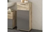 Kúpeľňová stojacia skrinka Mason, dub/šedá