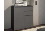 Skrinka s 2 šuplíkmi Brest, 80 cm, antracitová