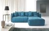 Rohová sedacia súprava Magic, modrá látka