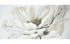 Ručne maľovaný obraz Biely kvet, 100x70 cm