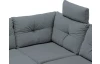 Sedacia súprava Madeira 3A, dymovo šedá látka, tvar pravé U