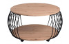 Okrúhly konferenčný stolík Peking 80 cm, dub artisan