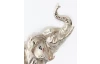 Dekoračná soška Veľký slon, strieborná