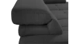 Rohová sedacia súprava Speedway, čierna látka, pravý roh