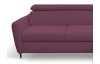 Rohová sedacia súprava Othello, fialová lila látka, pravý roh